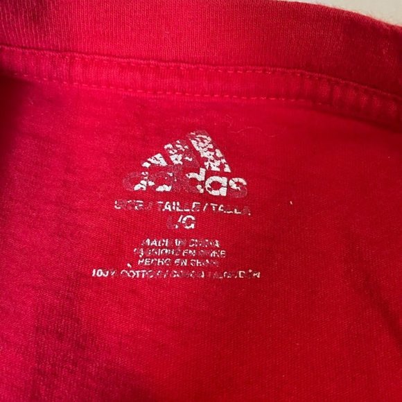Adidas Red Long Sleeve - Picture 2 of 2